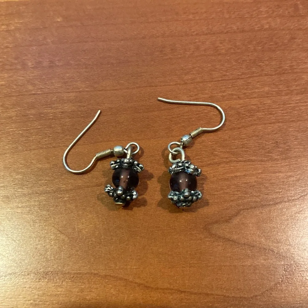 Bundle of 13 pairs of silver tone earrings